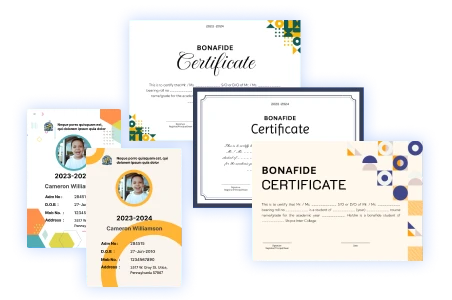 ID Card, Certificate & Marksheet Generation