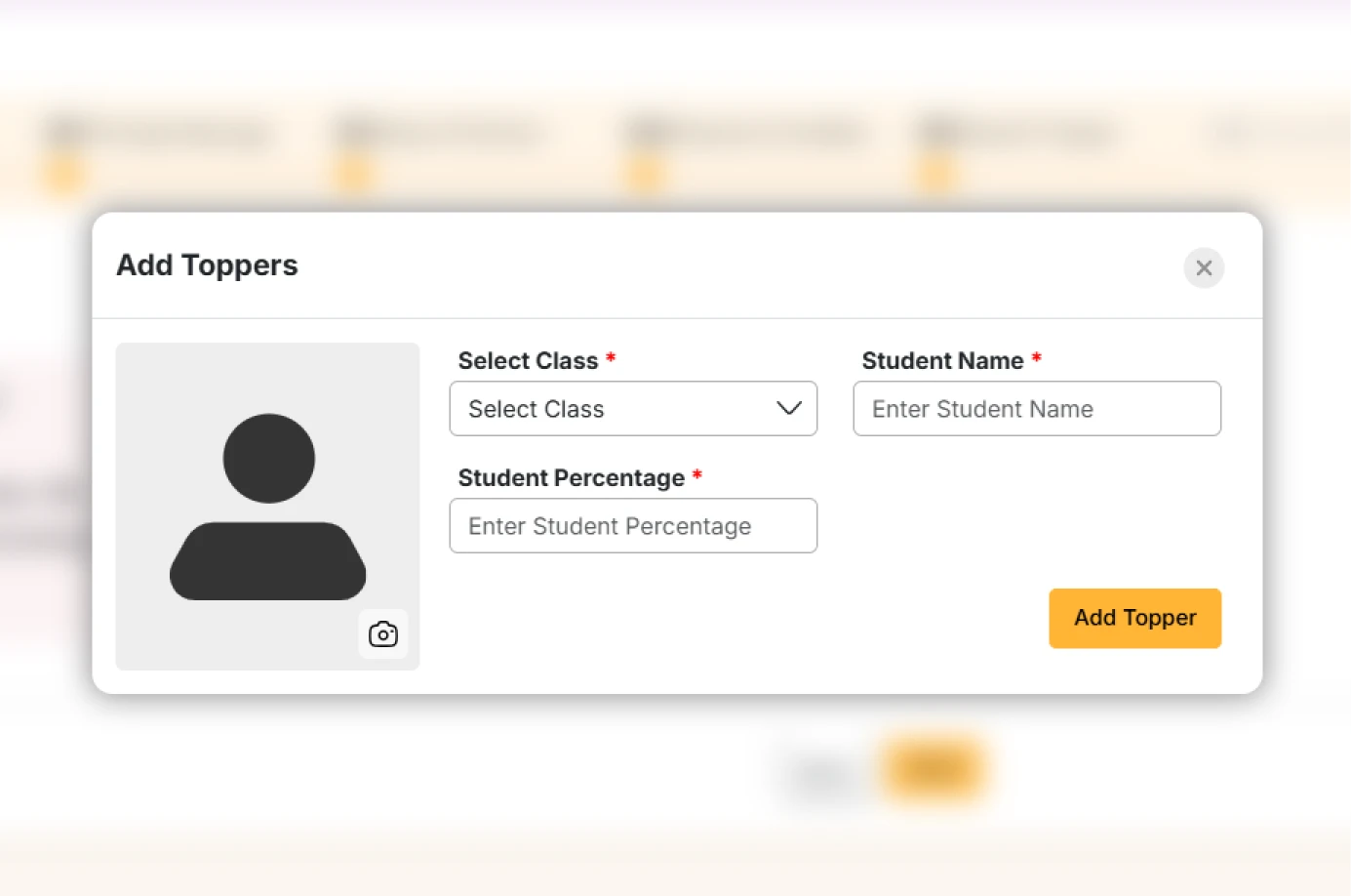 Page Create Step 1